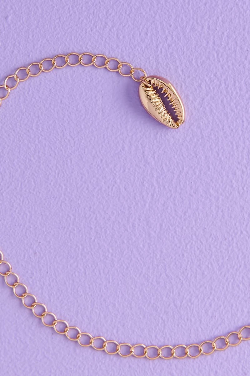 Gold Coastal Seashell Belly Chain Belt