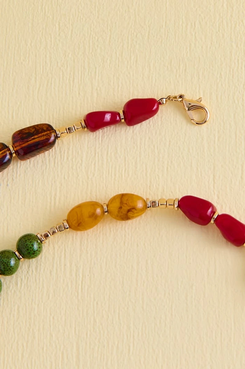 Rainbow Boho Beaded Belly Chain Belt