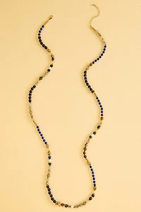 Labradorite Mini Shell Elongated Necklace