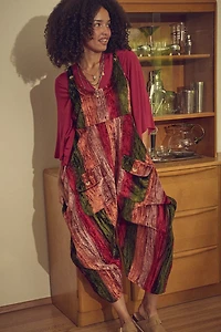 Buy Velvet Striped Wide Leg Barrel Jumpsuit  Online at Earthbound Trading