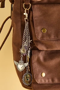 Trippy Eyes Stone Bag Charm