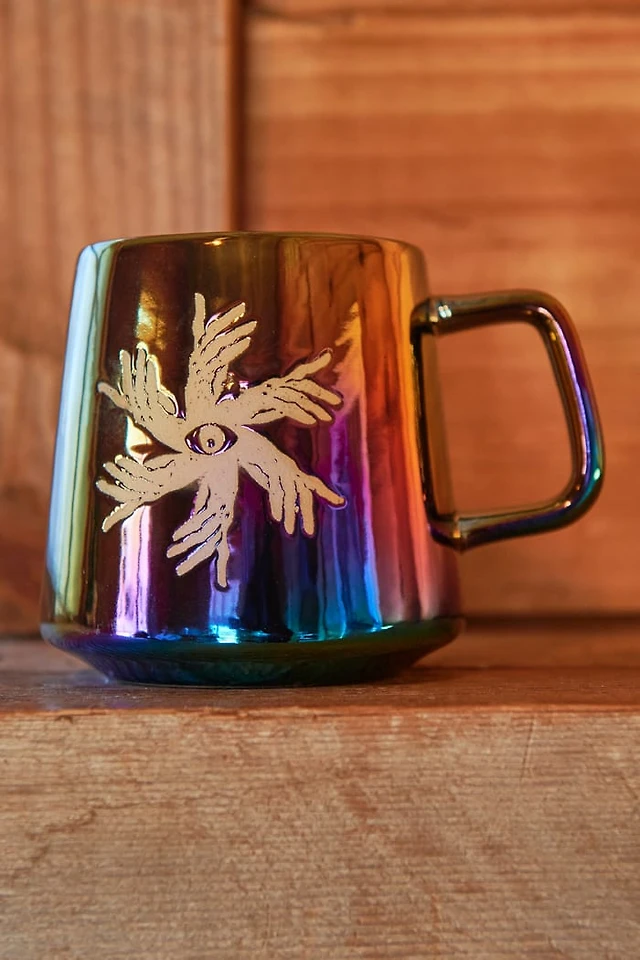 Iridescent Dreamscape Hand Mug