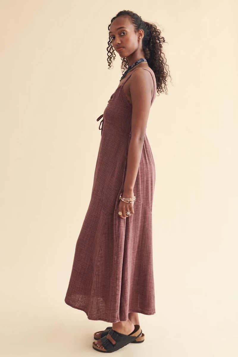 Mauve Tank Maxi Dress