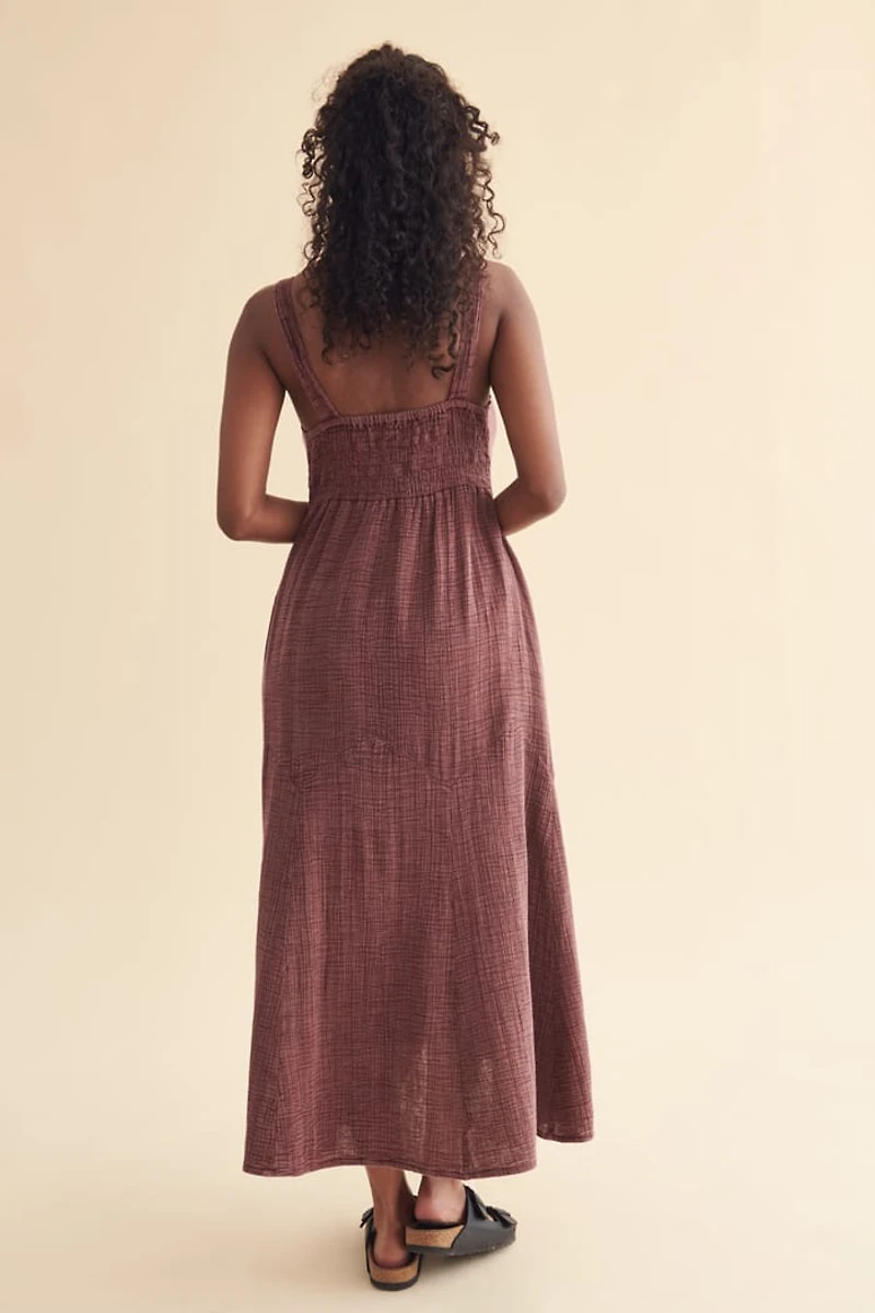 Mauve Tank Maxi Dress