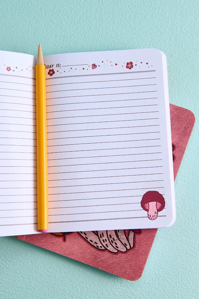 Retro Mushroom Mini Journal Set