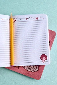 Retro Mushroom Mini Journal Set