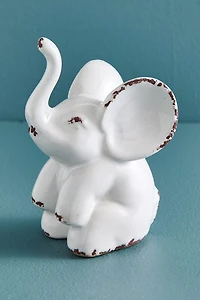 White Elephant Ring Holder