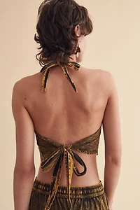 Whimsical Woodland Mushroom Halter Top