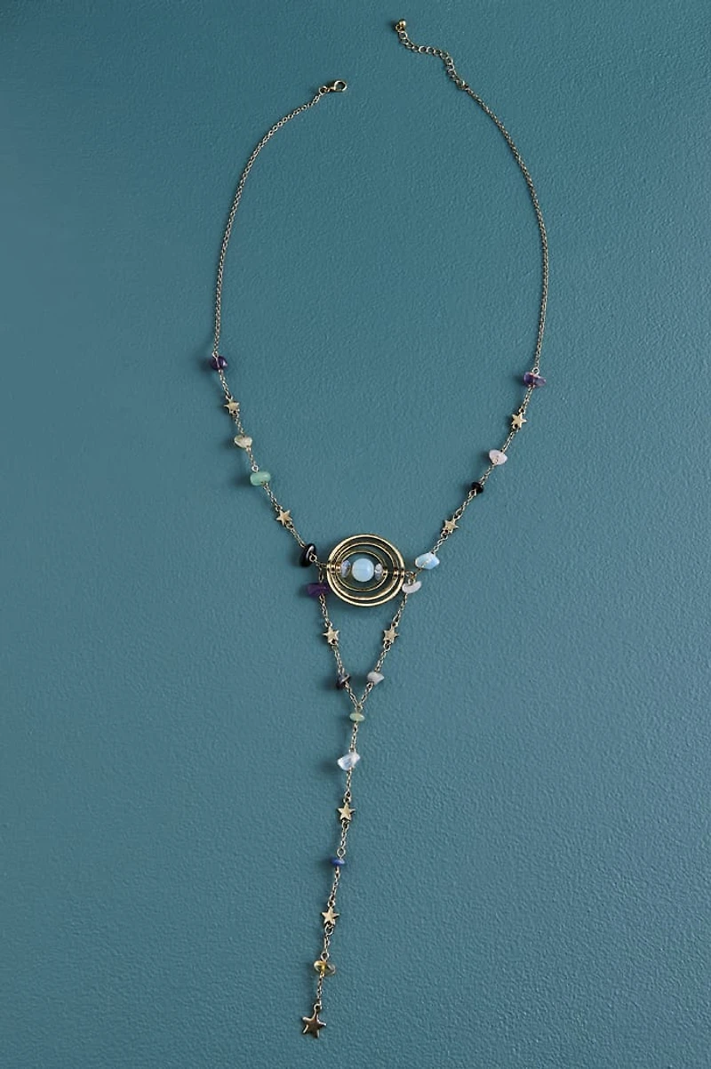 Multi Stone Astral Orbit Necklace
