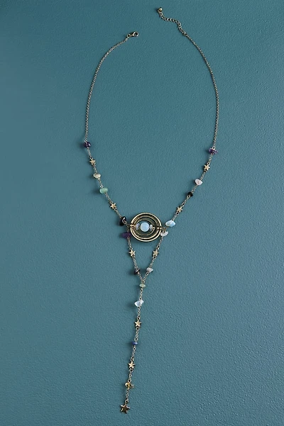 Multi Stone Astral Orbit Necklace
