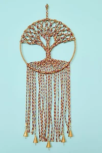 Tree of Life Braided Bell Wall Hanging