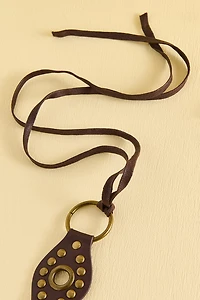 Brown Boho Rivet Belt