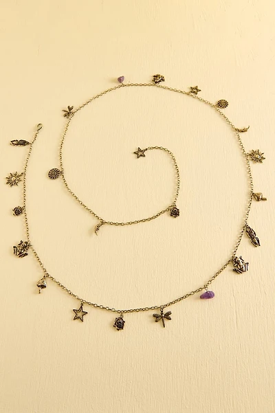 Amethyst Celestial Charm Belt