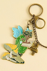 Mushroom Fairy Chain Bag Charm