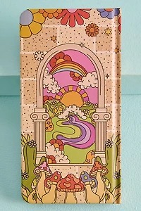 Trippy Flower Field Slim Journal