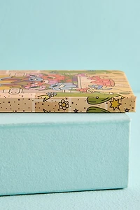 Trippy Flower Field Slim Journal