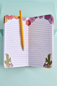Trippy Flower Field Slim Journal