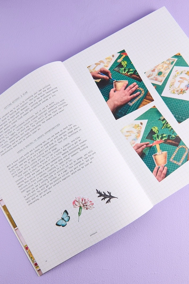 Cut-Out Curiosities: Botanica Paper Collage Book