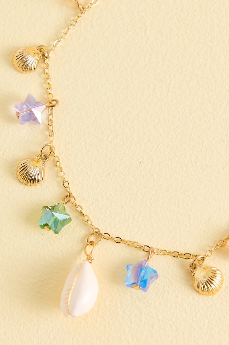 Nautical Night Mini Charm Anklet
