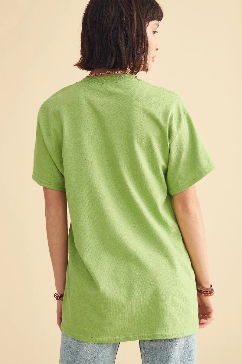 Green Pink Floyd Graphic T-Shirt