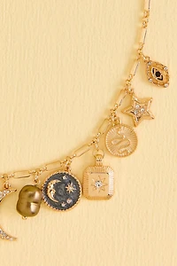 Mystic Evil Eye Charm Necklace