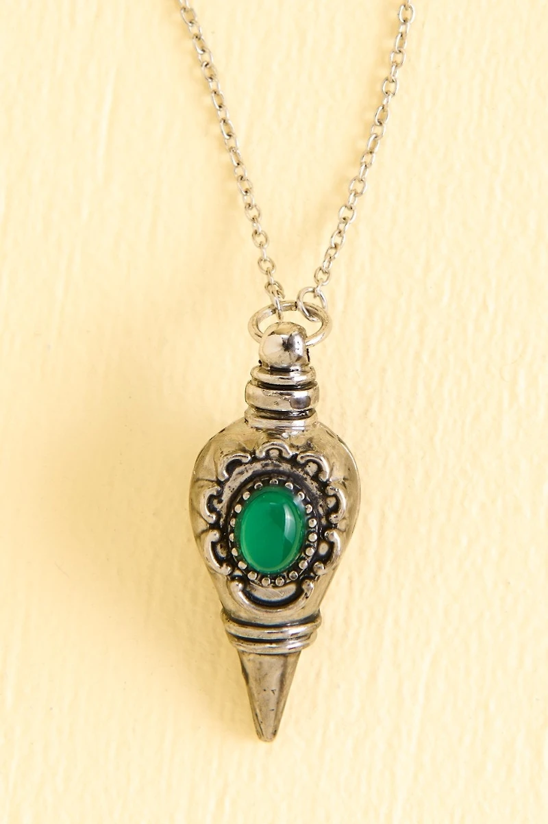 Jade Mini Potion Bottle Necklace