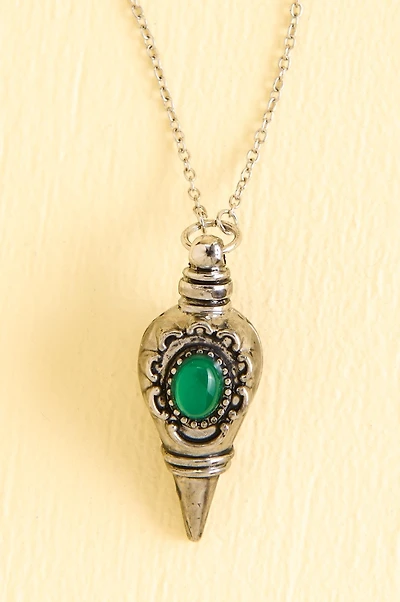 Jade Mini Potion Bottle Necklace