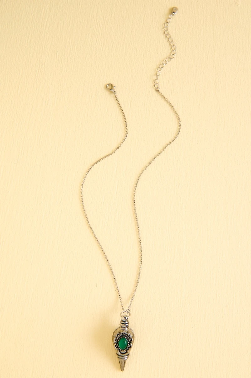 Jade Mini Potion Bottle Necklace