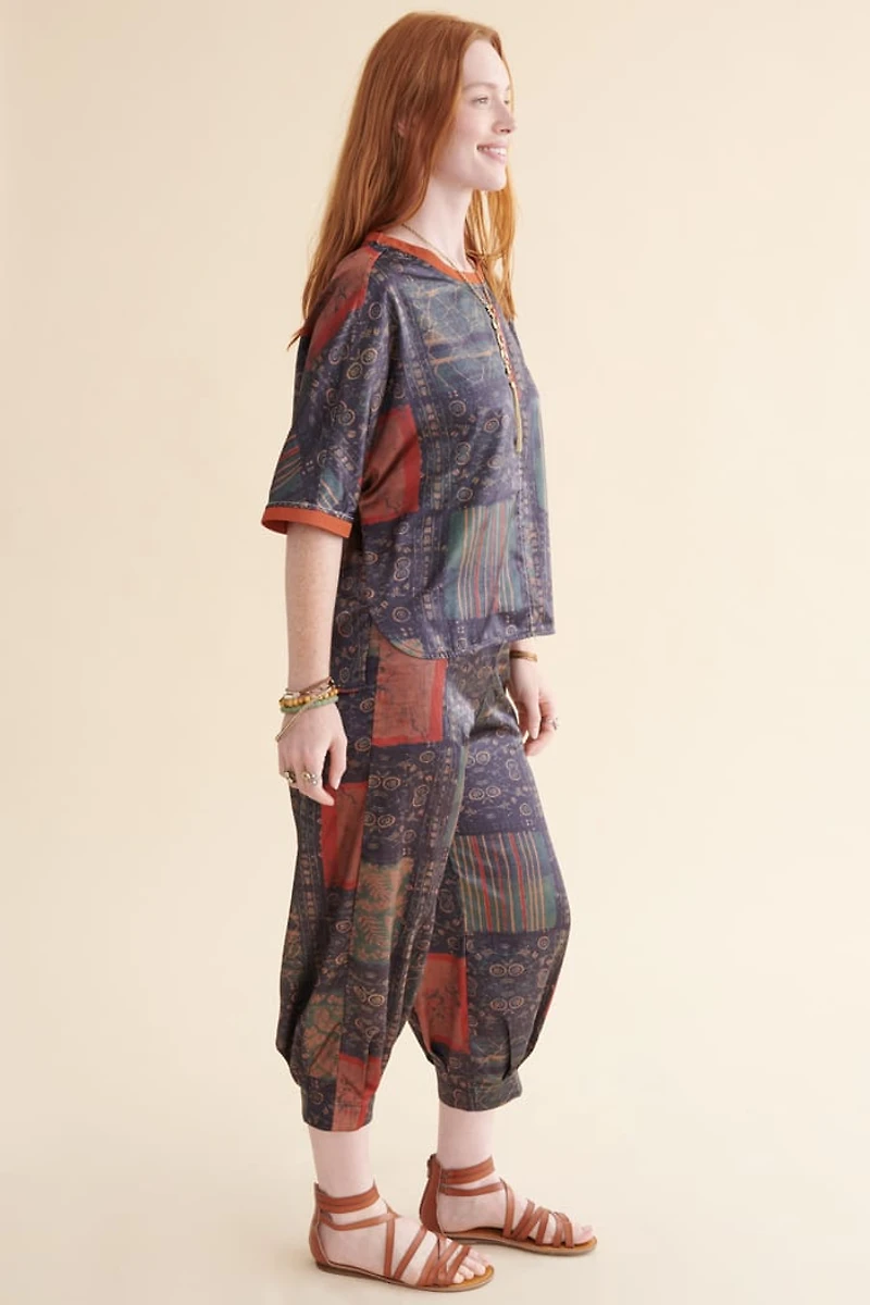 Softie Dark Patchwork Pants