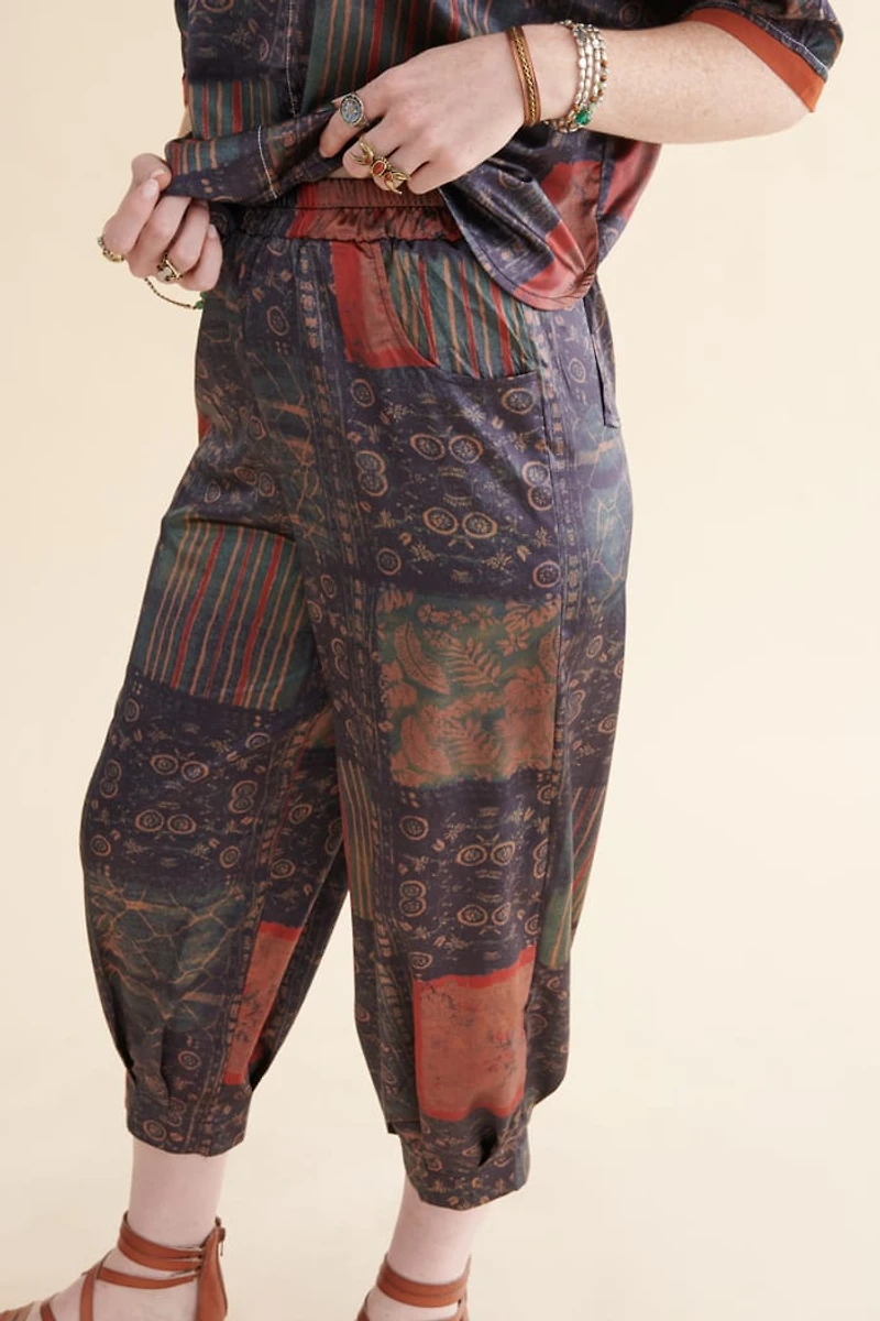 Softie Dark Patchwork Pants