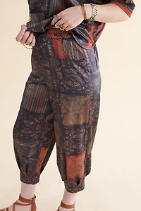 Softie Dark Patchwork Pants