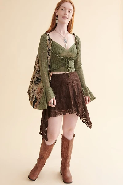 Brown Lace Fairy Skirt