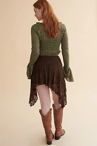 Brown Lace Fairy Skirt