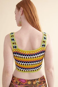 Mystic Evil Eye Crochet Tank