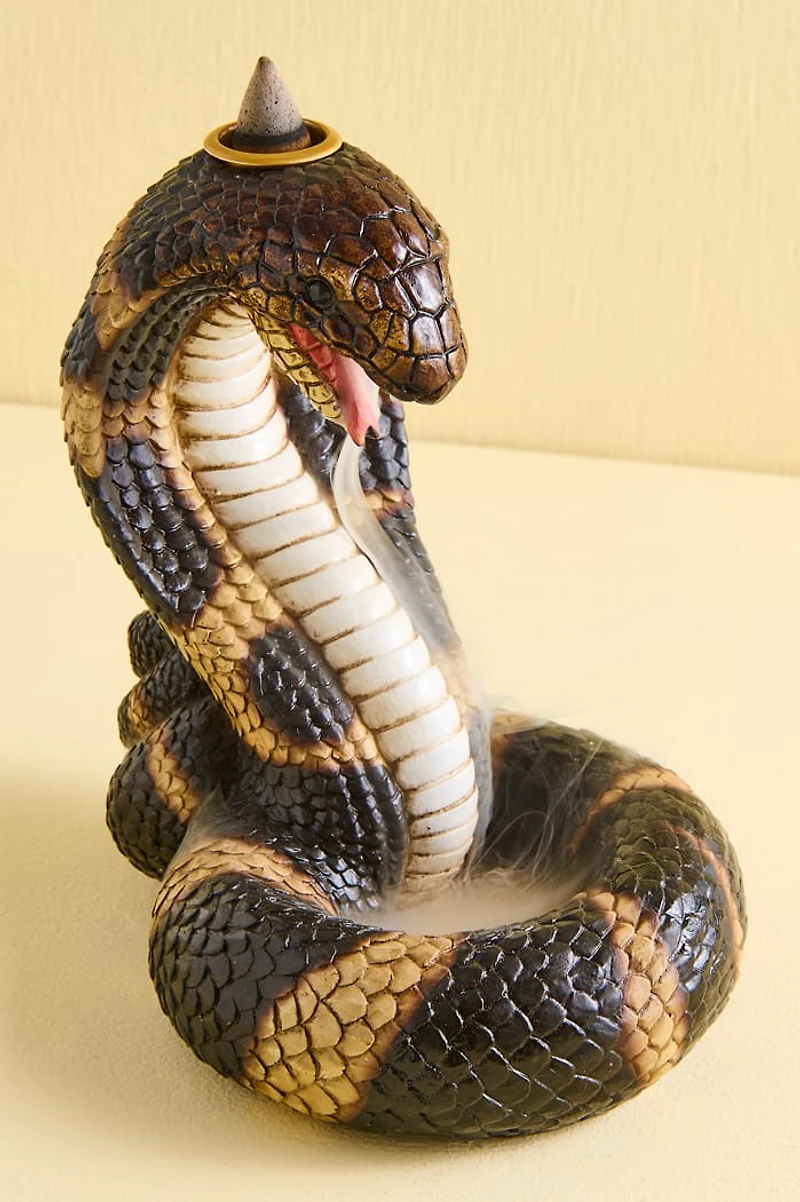 Striking Cobra Backflow Incense Burner