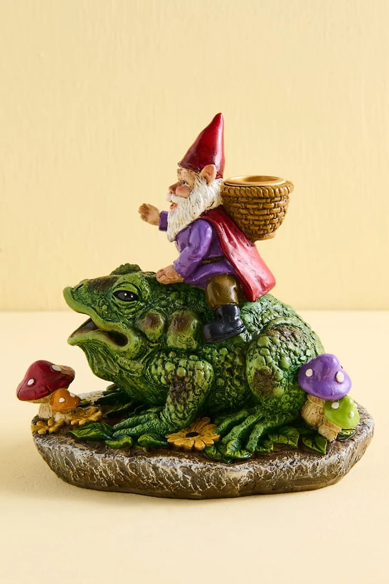 Toad Gnome Backflow Incense Burner