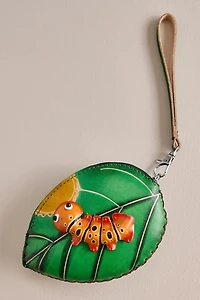 Caterpillar Leaf Coin Purse