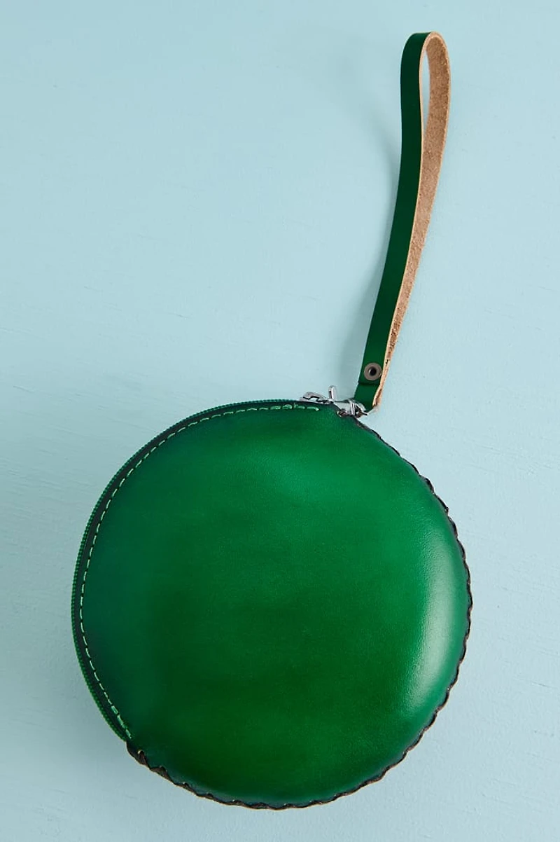 Sunflower Leather Coin Purse