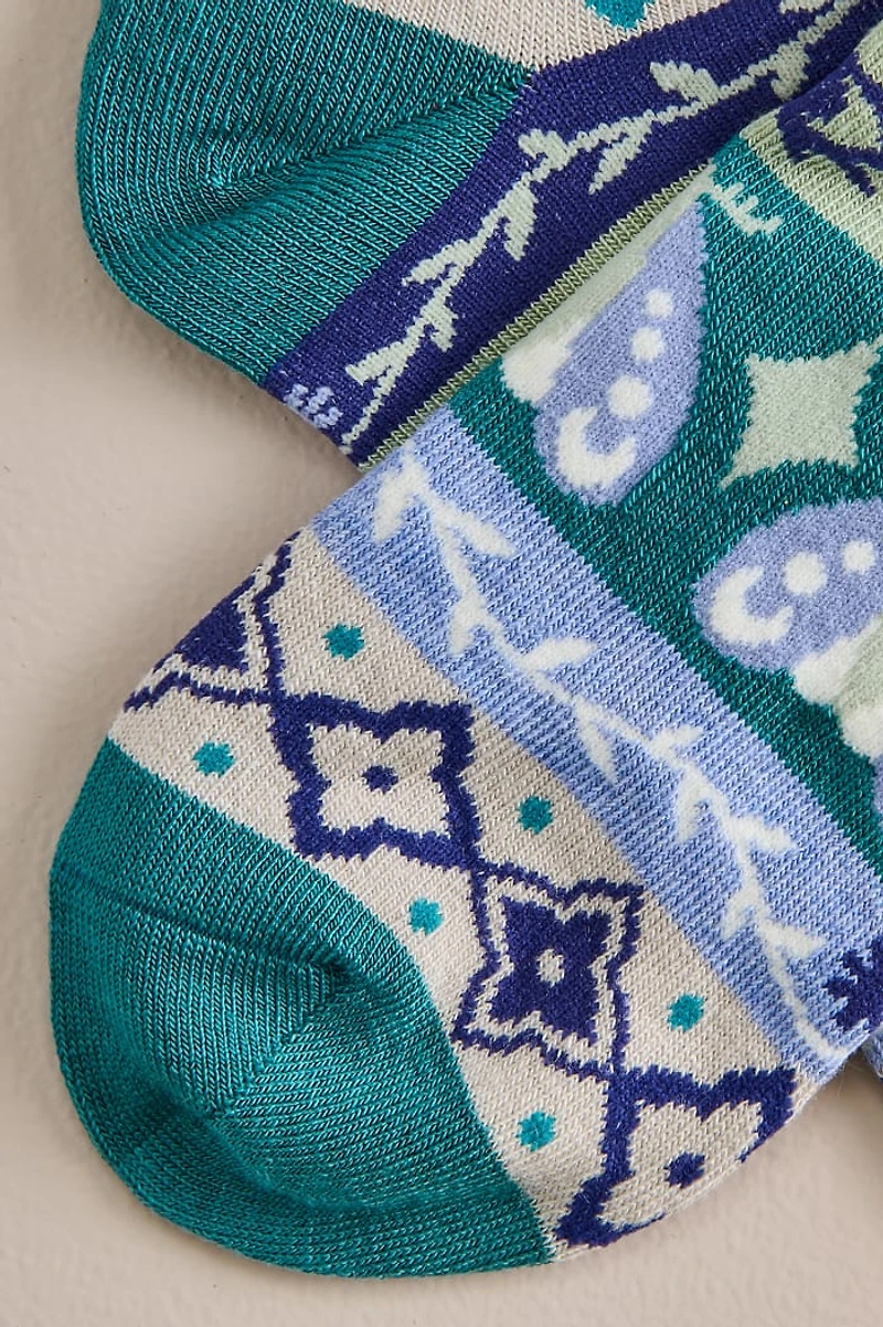 EBX Mystical Boho Scallop Socks