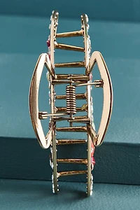 Magic Mushroom Gold Claw Clip