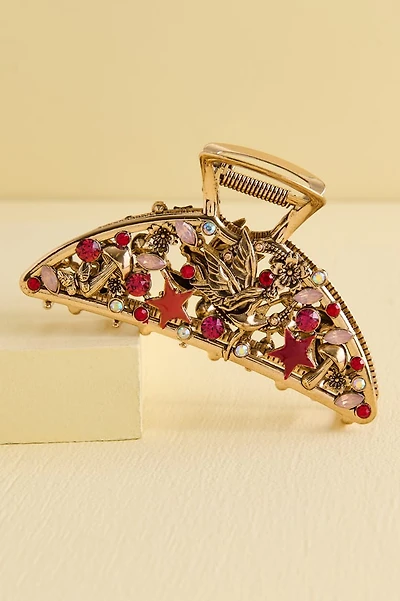 Gold Metal Celestial Fairy Claw Clip
