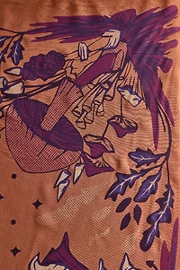 Rust Mushroom Large Boho Bandana