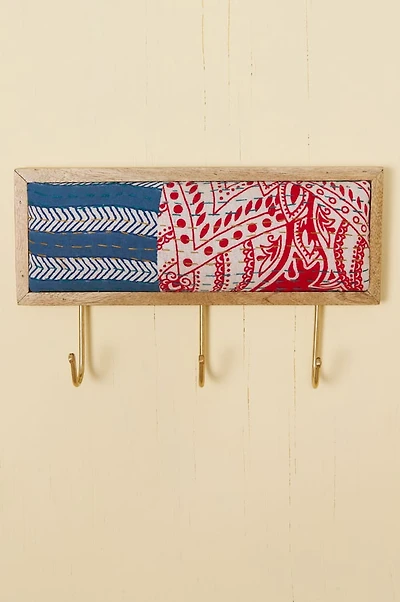 Assorted Kantha Fabric Wall Hook