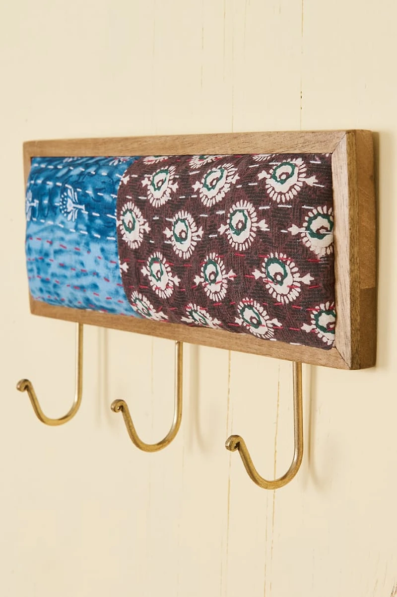Assorted Kantha Fabric Wall Hook