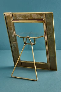 Brass Boho Floating Glass Photo Frame