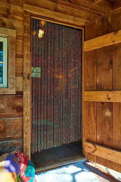 Multi Wood Bead Door Curtain