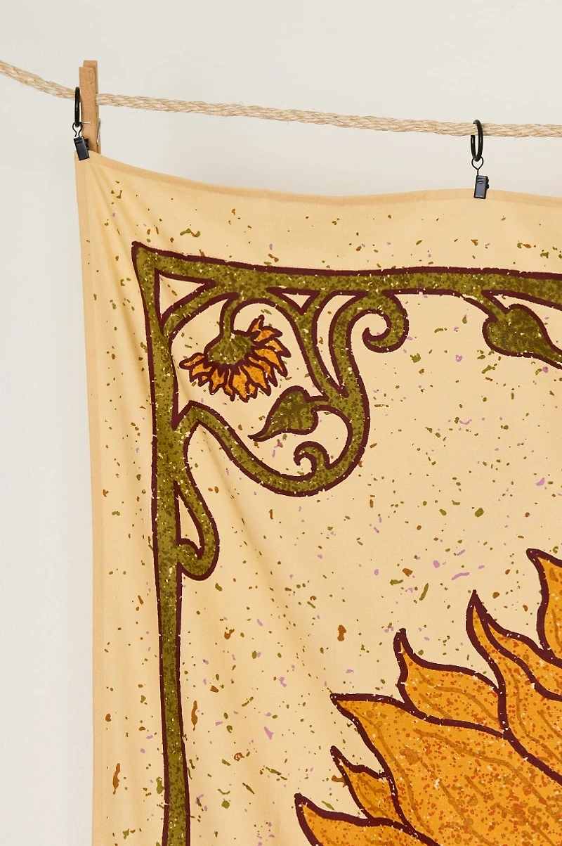 EBX Sunflower Mandala MD Tapestry