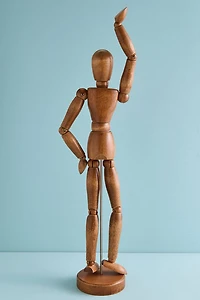 Wooden Artist Mannequin Figure 12 IN