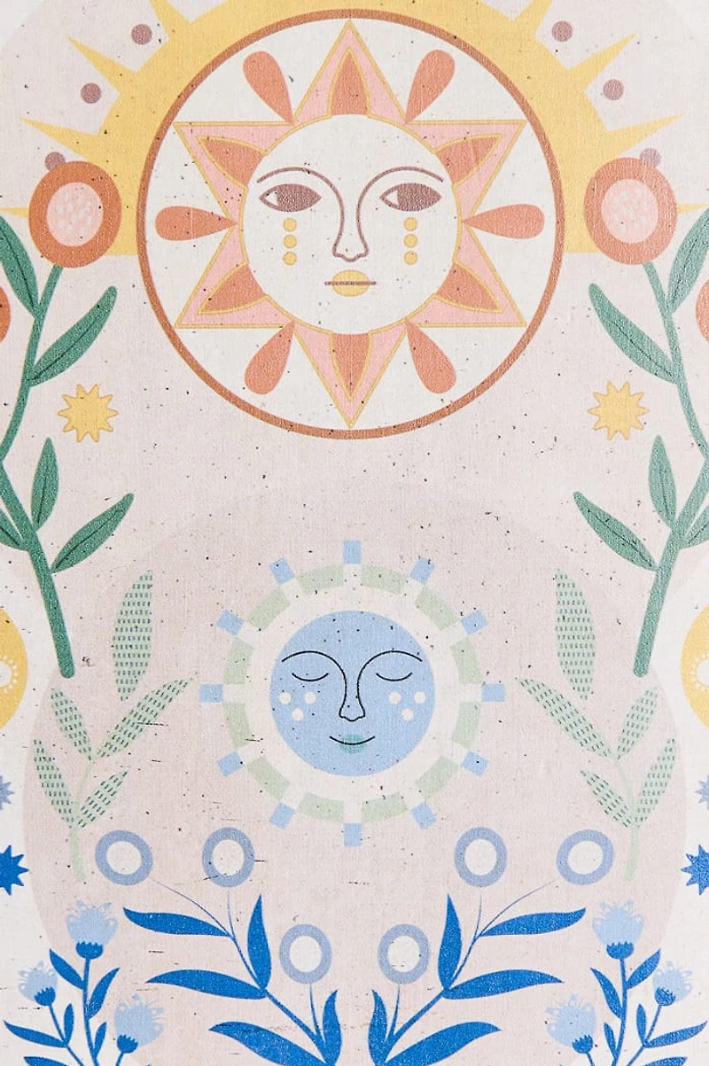 Boho Sun Wooden Altar Shelf