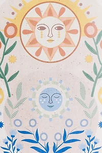 Boho Sun Wooden Altar Shelf